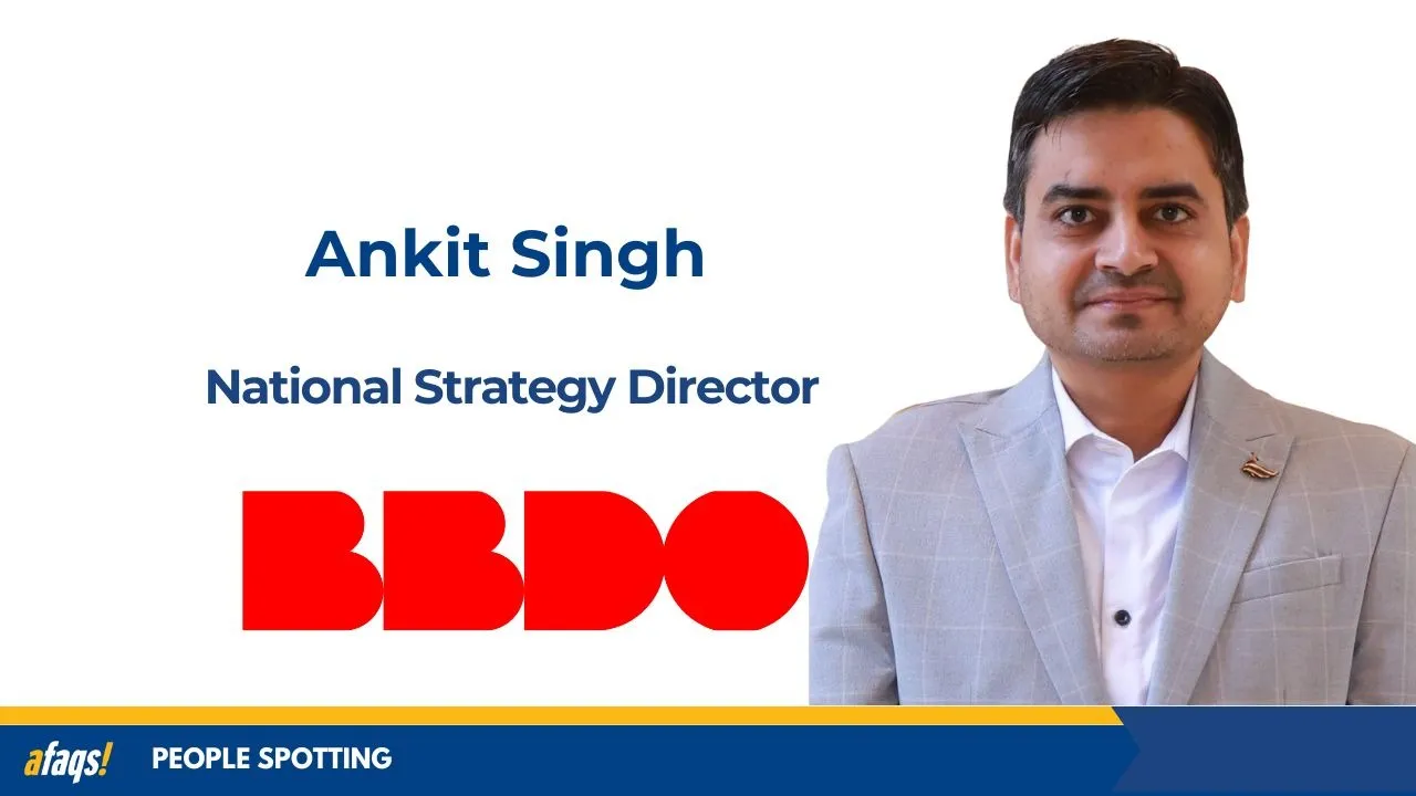 BBDO Group India appoints Ankit Singh as National Strategy Director